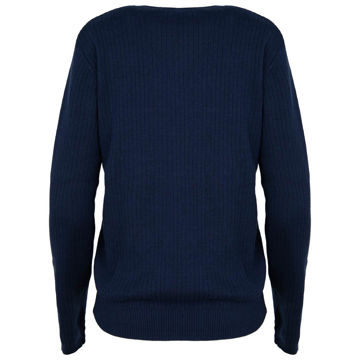 Picture of Women's Navy V-Neck Sweater